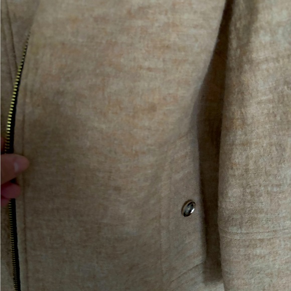 CHICOS Boiled Wool Camel Jacket, with a FREE Wool Scarf as a Bonus! - Picture 16 of 16